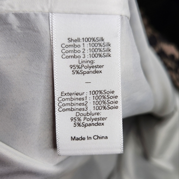 Elizabeth and James Montana Leopard Silk Short Sleeve Mini Dress Sz 6 Revolve - Picture 10 of 11